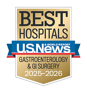 U.S. News Best Hospitals for Gastroenterology & GI Surgery 2025-2026