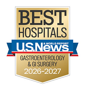 U.S. News Best Hospitals for Gastroenterology & GI Surgery 2026-2027